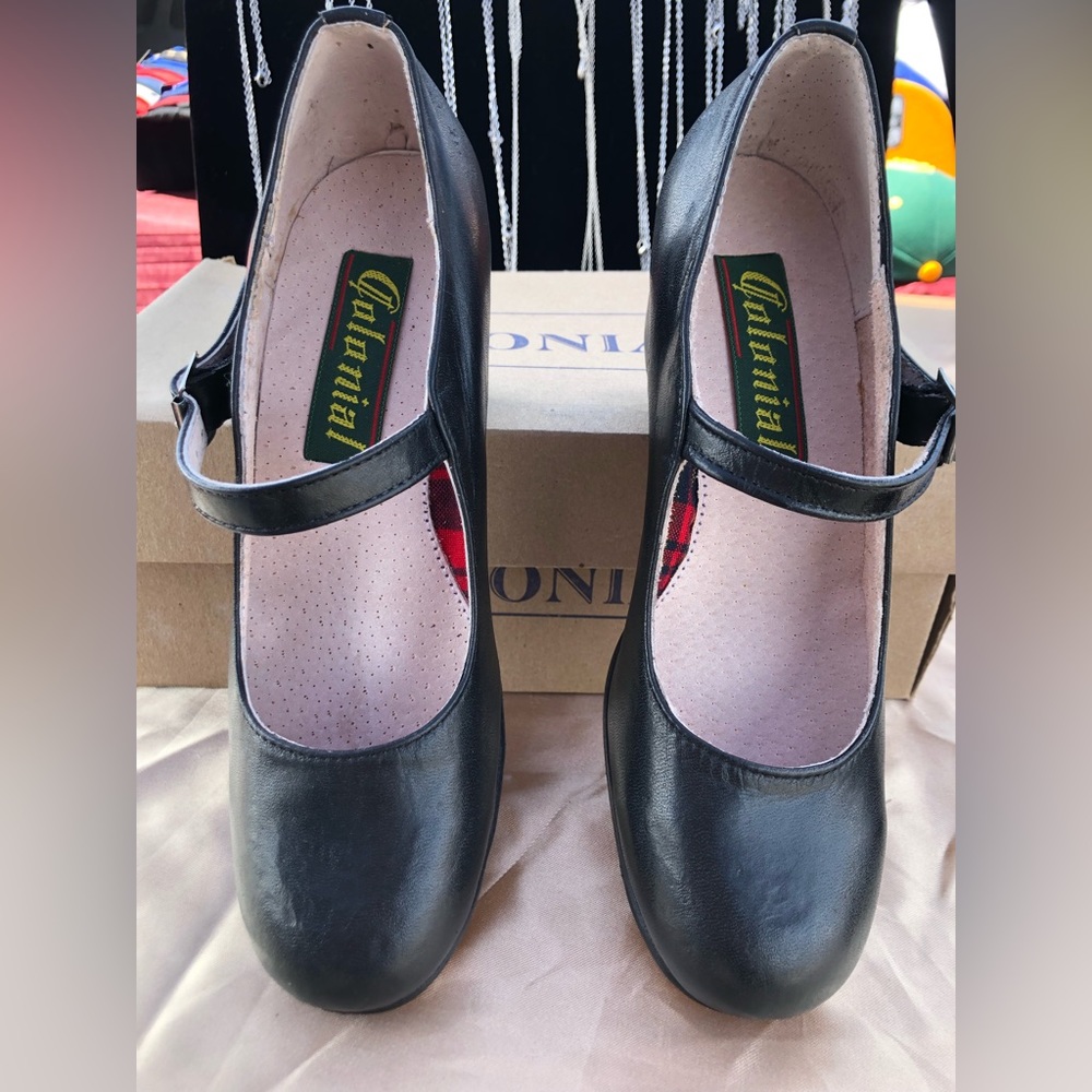 Colonia Girls Folklorico Flamenco Dance Shoes